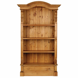 Victorian Arched Top Bookcase