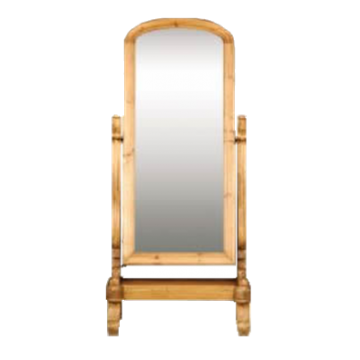 Victorian Carved Cheval Mirror