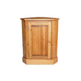 Reclaimed Pine Corner Cupboard - Low