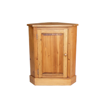 Reclaimed Pine Corner Cupboard - Low