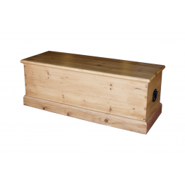Reclaimed Bedroom Blanket Box - 48 Inch Pine