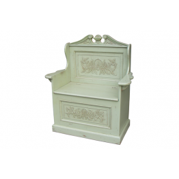 Edwardian 1 Seat Hall Chair in Light Green