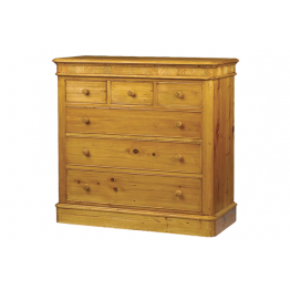 Edwardian 3 Over 3 Chest of Drawers