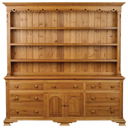 Georgian 7ft Open Rack Dresser