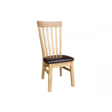 Jenna Oak Chair Padded Seat