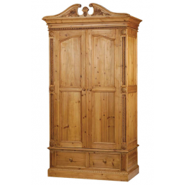 Philly Double Wardrobe on Drawers