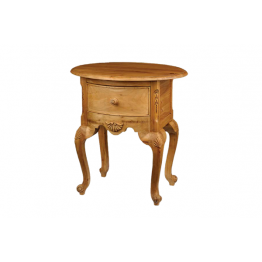 Philly Oval Hall Table with Drawer