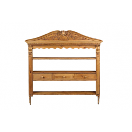 Reclaimed Wall Rack With 3 Drawers